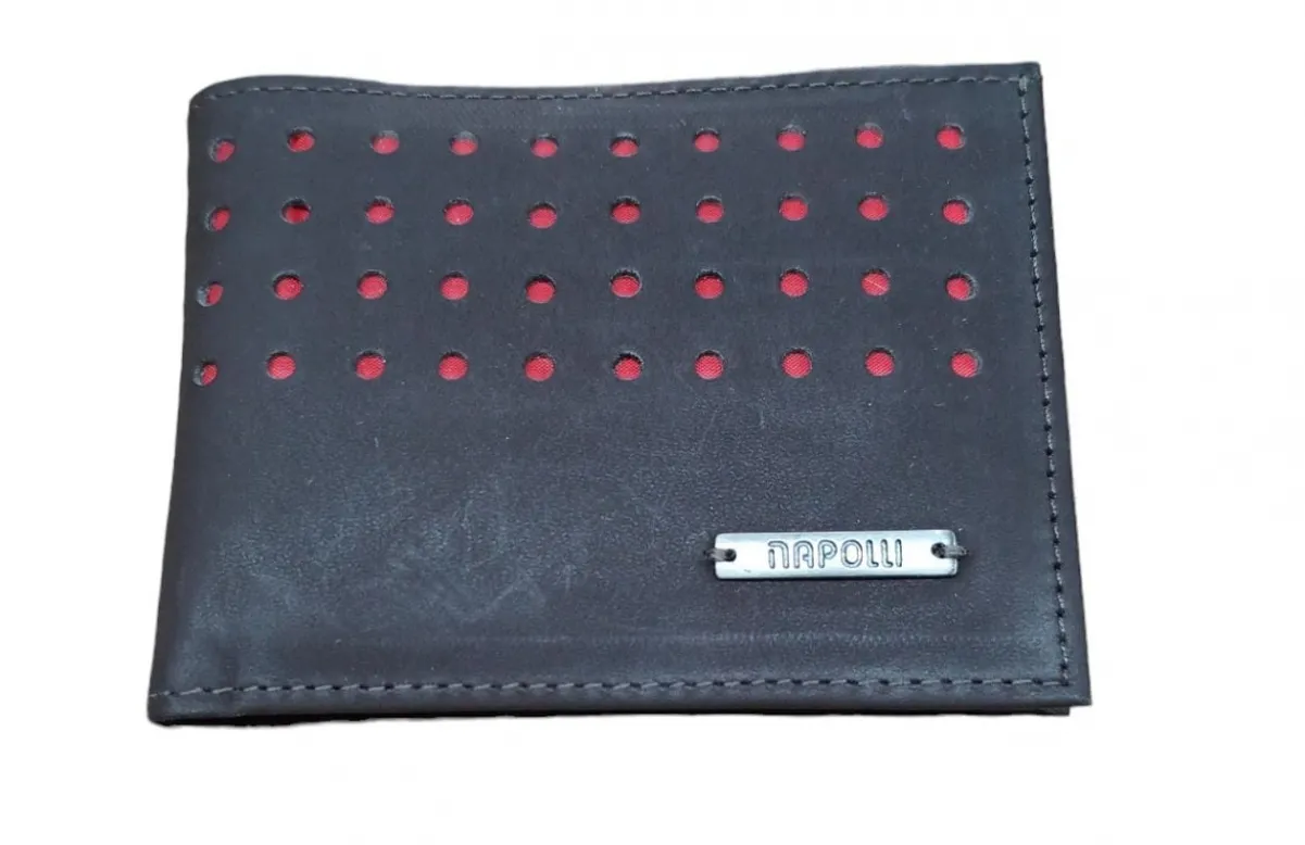Carteira Couro Masculina Napolli Café 2763