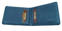  Carteira Couro Masculina Napolli Azul Petroleo 4082 - Foto 2