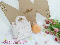 G1.569  Gabarito de Moldes  em MDF Sacola Prática Média - Foto 2