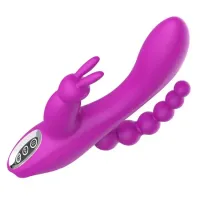 Vibrador Triplo de Ponto G, Clitóris e Ânus OLLY - VB313 - Foto 2