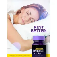 Melatonina Carlyle 12mg C/180 caps Fast Dissolve Natural Berry Flavor EUA - Foto 6