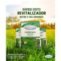 Fertilizante Revitalizador Para Gramados Grama Jardim Vithal - 1kg - Foto 2