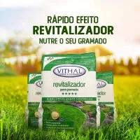 Fertilizante Revitalizador Para Gramados Grama Jardim Vithal - 1kg - Foto 5