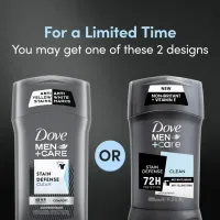 Desodorante dove Men+Care Clean 72h New + Vitamin E C/76g Importado - Foto 3