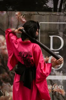  Yukata Usagi  PINK & BLACK - Foto 2