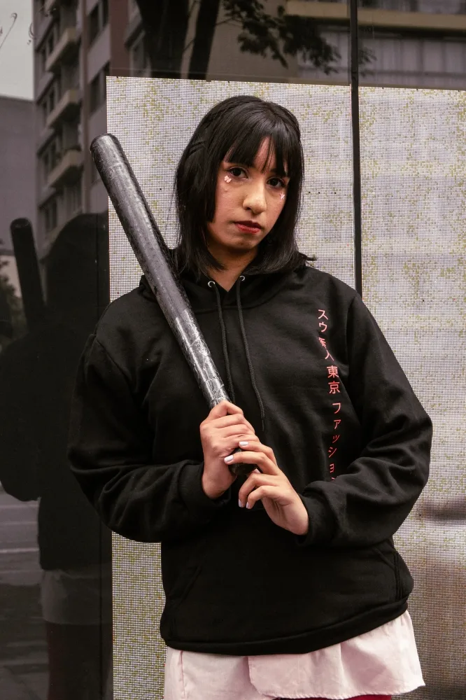  Moletom Canguru Usagi  Black Imagem