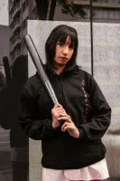  Moletom Canguru Usagi  Black