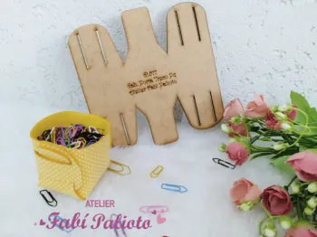 G1.577  Gabarito de Moldes  em MDF Porta  Treco Pequeno