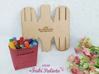 G1.578  Gabarito de Moldes  em MDF Porta  Treco Médio - Foto 2