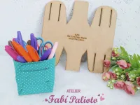 G1.579  Gabarito de Moldes  em MDF Porta  Treco Grande - Foto 2