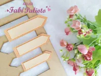 KIT17  Gabarito de Moldes  em MDF Combo Plaquinhas Fofas  1, 2 e 3 - Foto 7