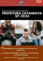 Apostila Prefeitura Catanduva SP Engenheiro Eletricista 2024