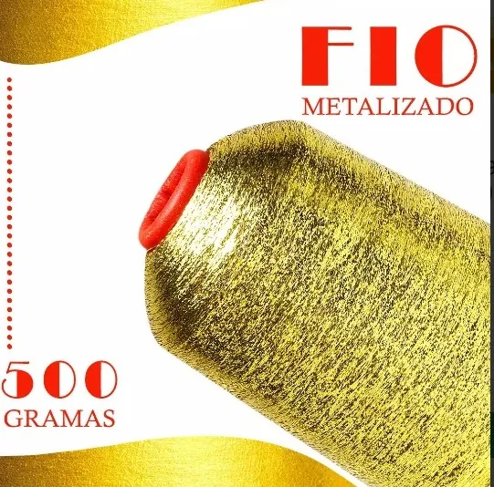 FIO METALIZADO LUREX  500 GRS