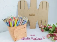 KIT18  Gabarito de Moldes  em MDF Combo Porta  Treco  P - M - G - GG - Foto 6