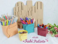 KIT18  Gabarito de Moldes  em MDF Combo Porta  Treco  P - M - G - GG