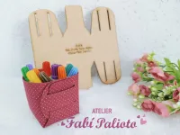 KIT18  Gabarito de Moldes  em MDF Combo Porta  Treco  P - M - G - GG - Foto 4