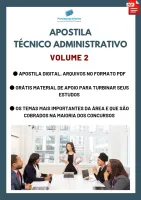 Apostila do Técnico Administrativo Volume 2 - Concursos Técnico Administrativo