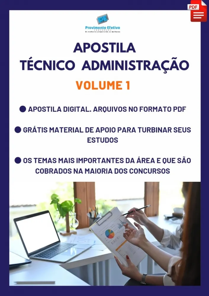 Apostila do Técnico de Administração Volume 1 - Concursos Técnico de Administração