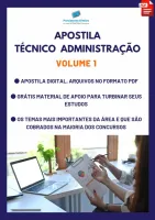 Apostila do Técnico de Administração Volume 1 - Concursos Técnico de Administração