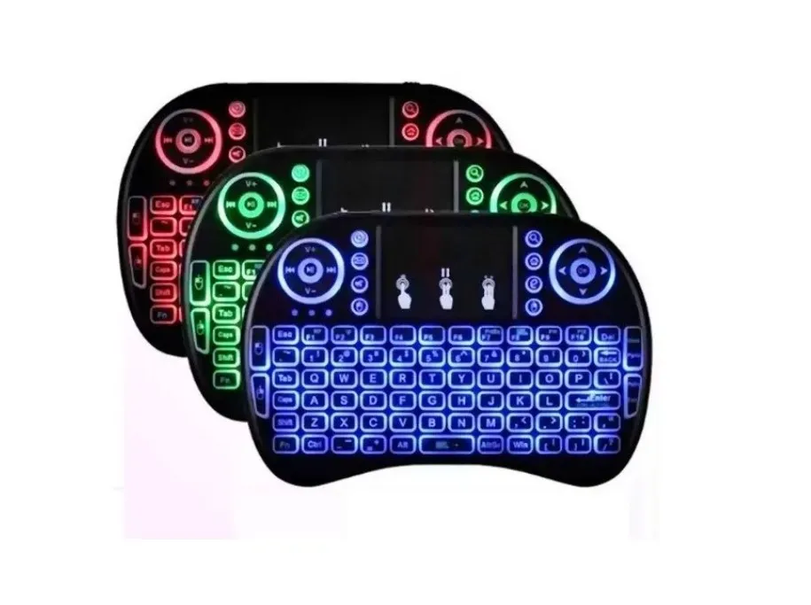 Mini Teclado Controle Para Smart Tv Pc Tv Box Sem Fio