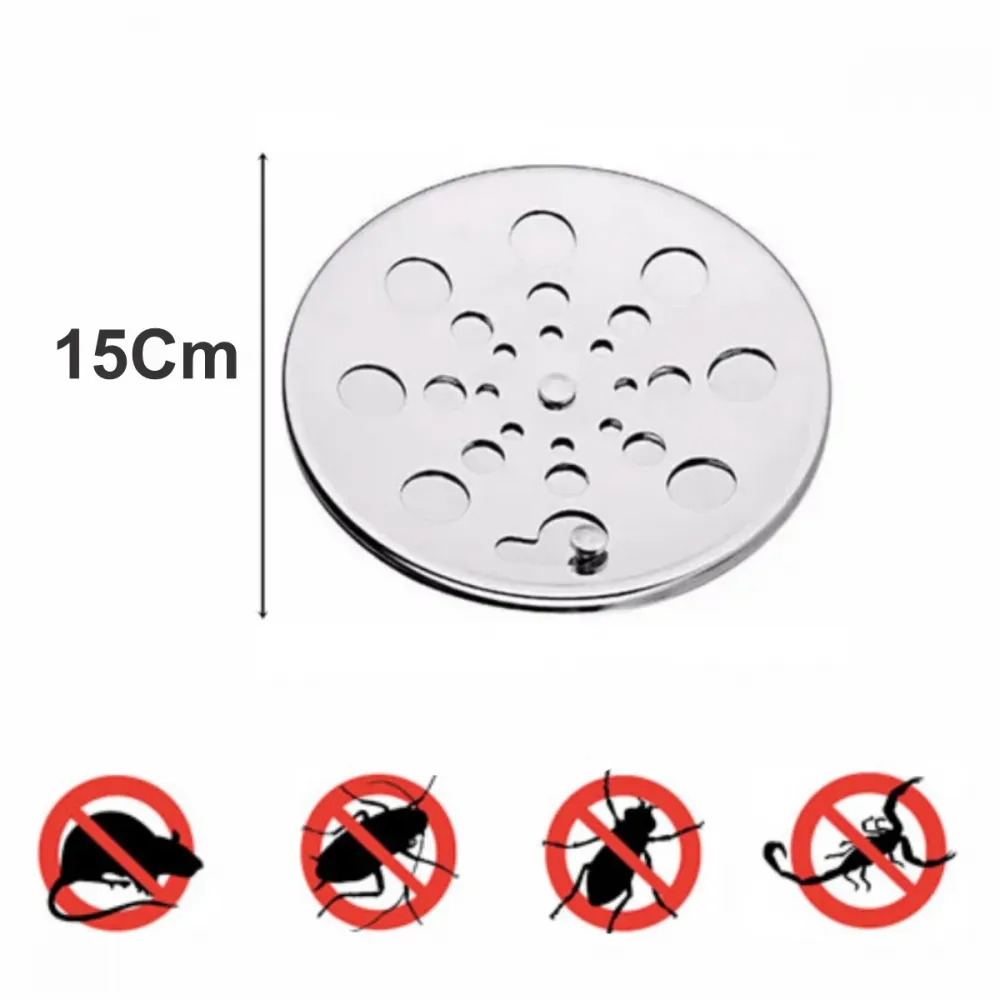 Grelha Rotativa Inox 15cm Redondo