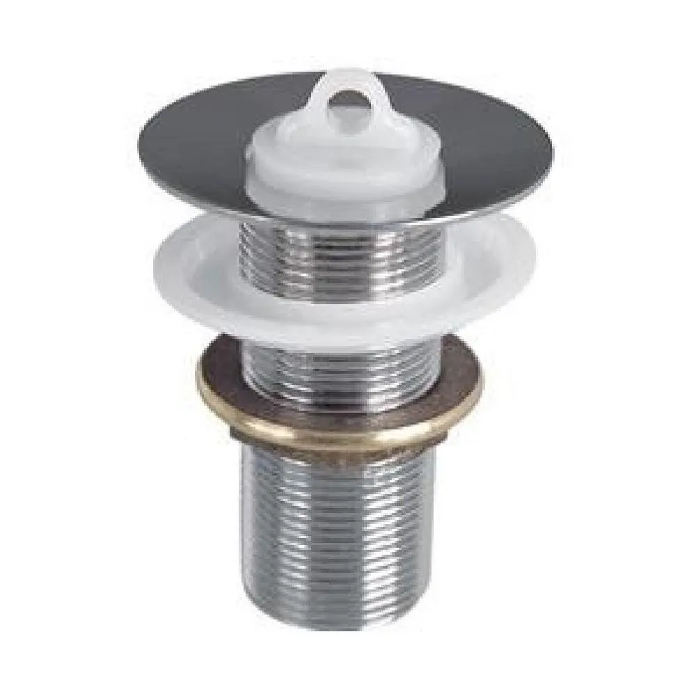 Válvulas De Lavatório Sem Ladrão Porca Metal Cor Prateado Imagem