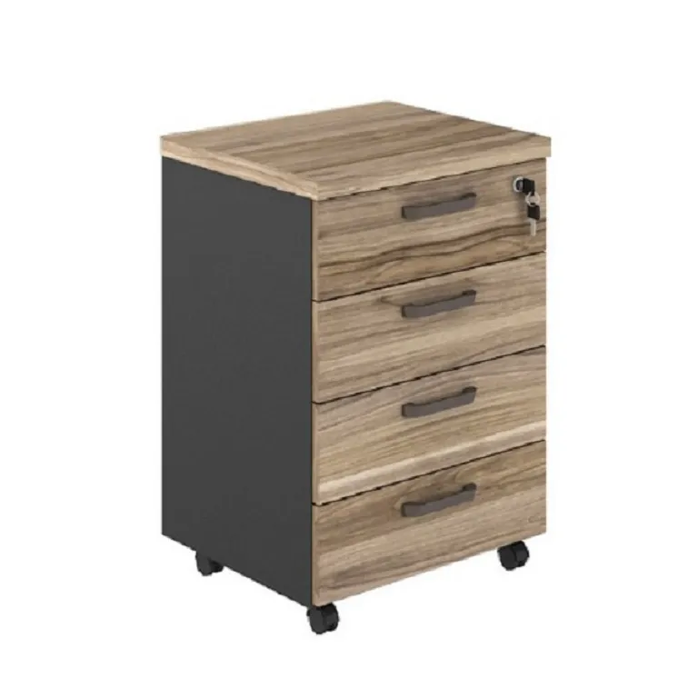 Gaveteiro Volante Tampo em 30mm com 4 Gavetas Yaris