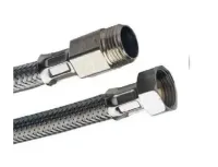 Engate De Aço Inox Flexível Em Malha Trançada De 60cm - Foto 2