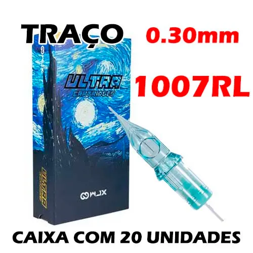 Cartucho WJX ULTRA TRAÇO 1007RL 0.30mm - CAIXA 20 UNIDADES Imagem