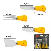 Conjunto Facas p/ Queijo c/4 Peças - Foto 2