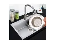 Ralo Ralinho Japonês Para Pia Em Inox Com Borda Cozinha Pratico 7 Cm - Foto 4