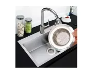 Ralo Ralinho Japonês Para Pia Em Inox Com Borda Cozinha Pratico 9 Cm - Foto 4
