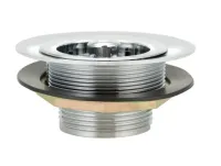 Válvula Americana 3.1/2 Para pia de Cozinha Metal Cromada - Foto 3