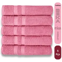 Kit 5 Toalhas Super Grossa Felpuda e Macia 100% Algodão 80x150cm Beka Luxo - Foto 3