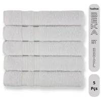 Kit 5 Toalhas Super Grossa Felpuda e Macia 100% Algodão 80x150cm Beka Luxo - Foto 6