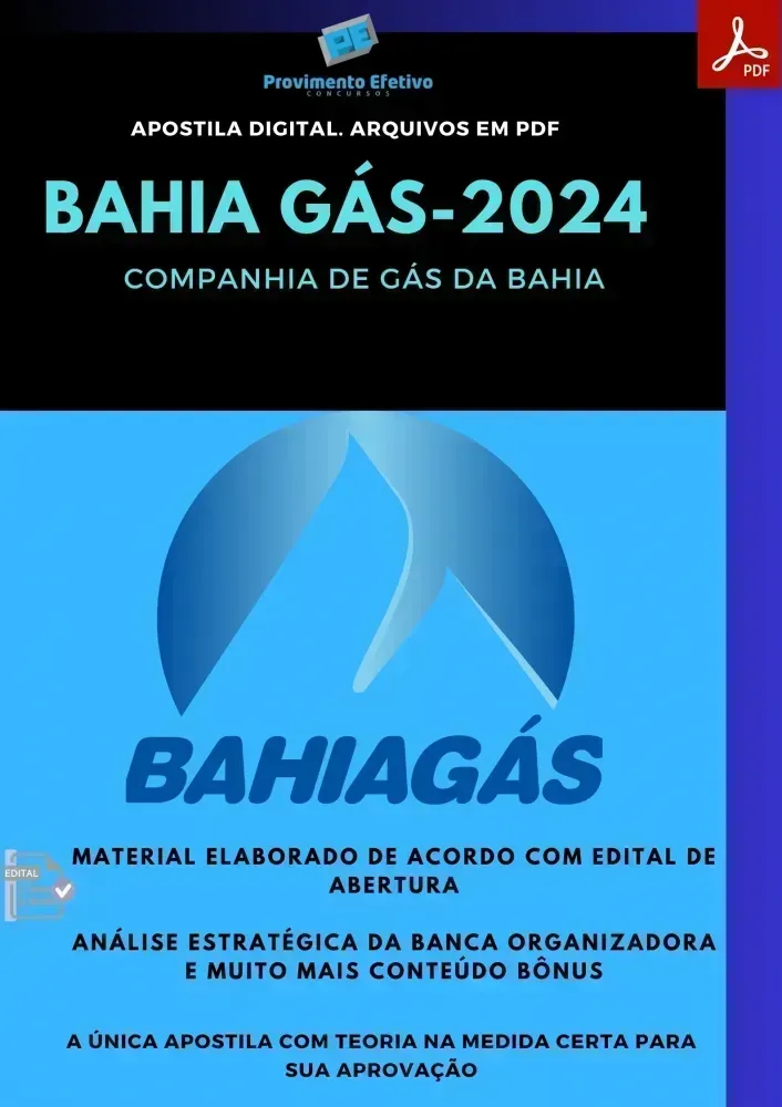 Apostila Bahia Gás 2024 Química TÉCNICO Imagem