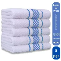 Kit 5 Pano de Prato Super Luxo Atoalhado Premium Gourmet Beka - Foto 3