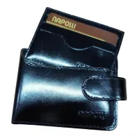Carteira Couro Masculina Napolli Preto Verniz 1231 - Foto 2