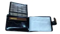 Carteira Couro Masculina Napolli Preto Verniz 1231 - Foto 3