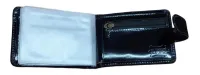 Carteira Couro Masculina Napolli Preto Verniz 1231 - Foto 5