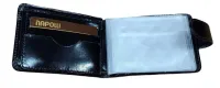 Carteira Couro Masculina Napolli Preto Verniz 1231 - Foto 6