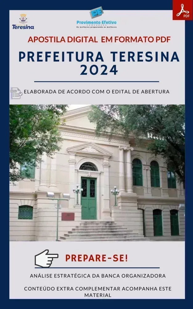  Apostila Prefeitura Teresina Contador 2024 Imagem