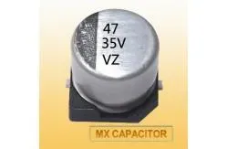 CAPACITOR ELETROLITICO 47UFX35V SMD 10X8MM