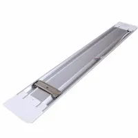 Luminária Tubular Sobrepor Led Slim 72w Branco Frio 240cm