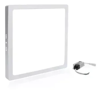 Luminaria painel Led Sobrepor Quadrada 12W Slim 17x17
