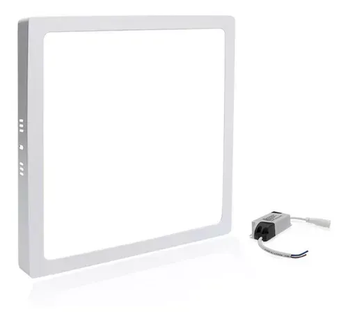 Luminaria painel Led Sobrepor Quadrada 36W Slim 40x40 Imagem