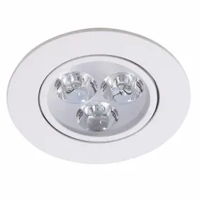 Spot Led Embutir 5W Redondo Branco