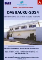 Apostila DAE Bauru SP Engenheiro Eletricista  PROVA 2024