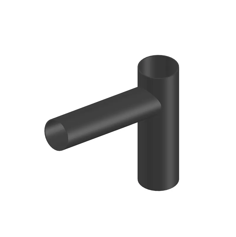 Suporte de Aço para 1 Luminárias Públicas Acabamento preto (TOPO DE 60) Imagem