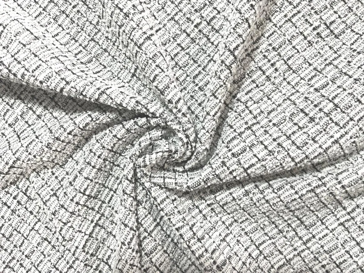  Tecido Lã Tweed Estilo Tear Com Brilho 1,00 X 1,50 Metros